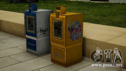 Zen Newspapers Stands para GTA San Andreas Definitive Edition