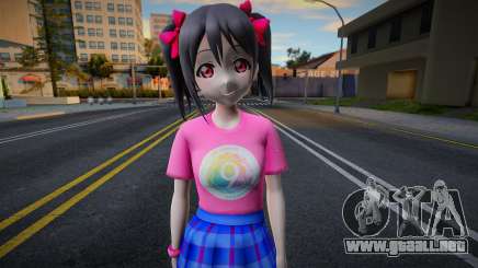 Love Live - Tshirt 145 para GTA San Andreas