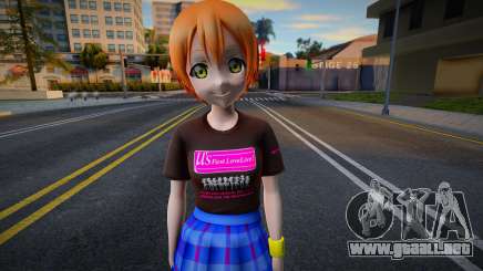 Love Live - Tshirt 91 para GTA San Andreas