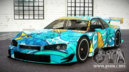 Nissan Skyline R34 JGTC S2 para GTA 4