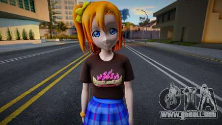 Love Live - Tshirt 76 para GTA San Andreas