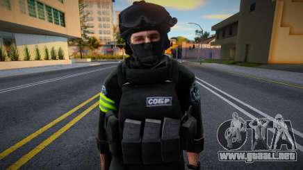 SOBR officer in uniform para GTA San Andreas