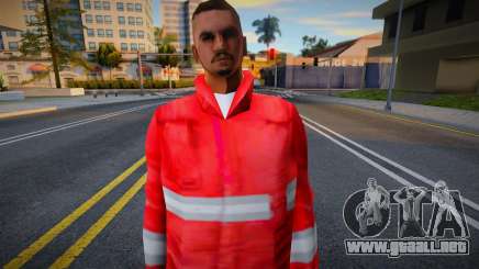 Médico con ropa de invierno para GTA San Andreas