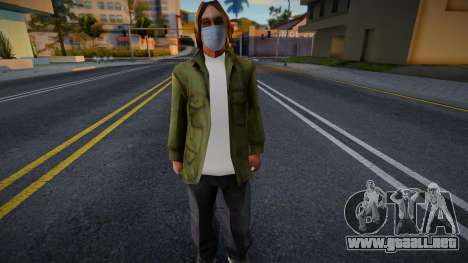 Wmyst en una máscara protectora para GTA San Andreas