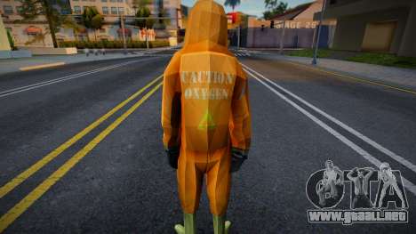 HAZMAT Skin 1 para GTA San Andreas