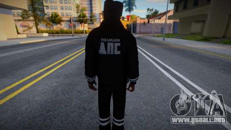 Oficial en forma de policía de tránsito para GTA San Andreas