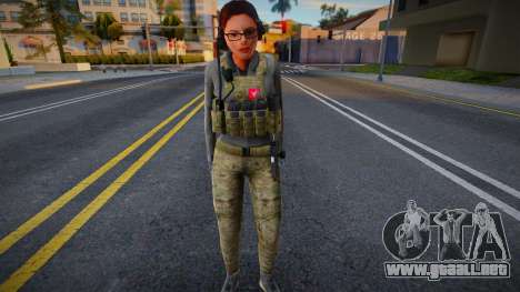 Chica Militar para GTA San Andreas
