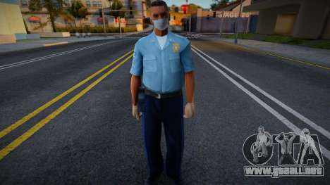Médico 1 con mascarilla protectora para GTA San Andreas