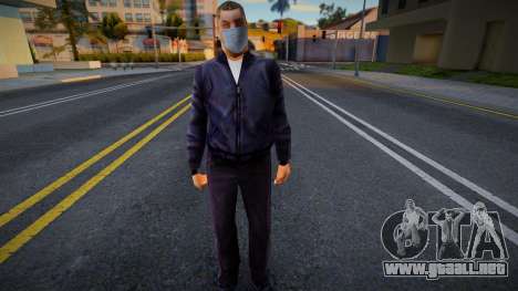 Vmaff2 en una máscara protectora para GTA San Andreas