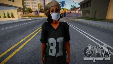 Kendl con una máscara protectora para GTA San Andreas