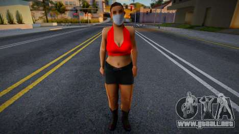 Sfypro en una máscara protectora para GTA San Andreas
