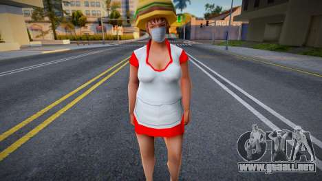 Wfyburg con una máscara protectora para GTA San Andreas