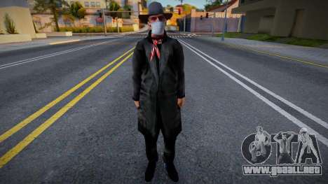 Dwmolc2 en una máscara protectora para GTA San Andreas