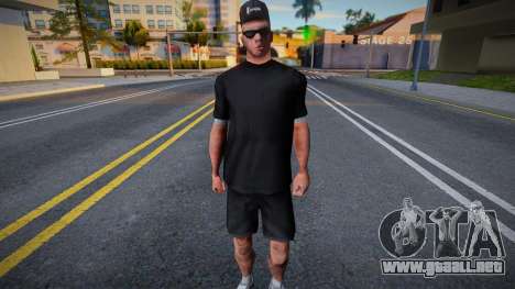 Un hombre con gorra y gafas para GTA San Andreas