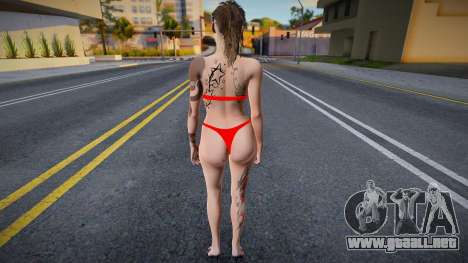 Claire Redfield Dark Fate 3 para GTA San Andreas