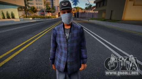 Wmycd1 en una máscara protectora para GTA San Andreas