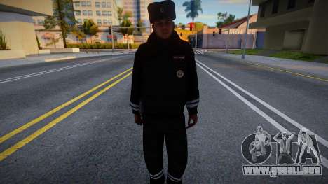 Oficial en forma de policía de tránsito para GTA San Andreas