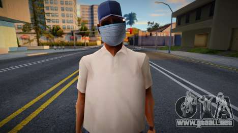 Wmygol1 en una máscara protectora para GTA San Andreas