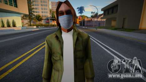 Wmyst en una máscara protectora para GTA San Andreas