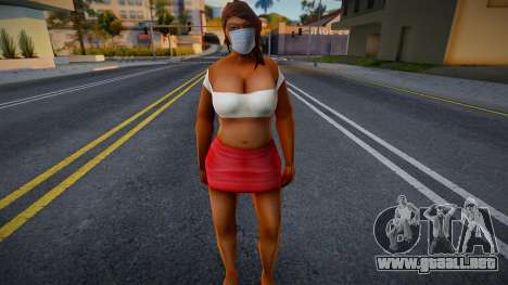 Vbfypro en una máscara protectora para GTA San Andreas