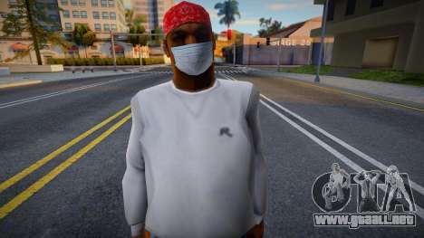 Bmypol2 en una máscara protectora para GTA San Andreas
