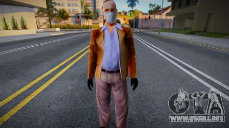 Vmaff4 en una máscara protectora para GTA San Andreas