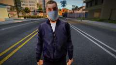 Vmaff2 en una máscara protectora para GTA San Andreas
