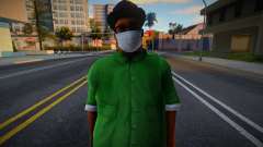 Big Smoke en una máscara protectora para GTA San Andreas