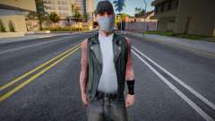 Bikdrug en una máscara protectora para GTA San Andreas