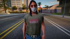 Dnmylc en una máscara protectora para GTA San Andreas