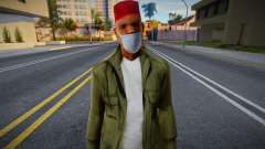 Emmet en una máscara protectora para GTA San Andreas