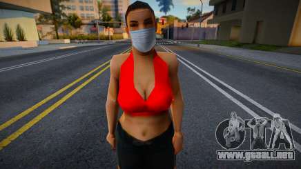 Sfypro en una máscara protectora para GTA San Andreas