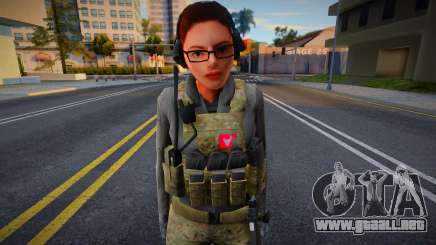 Chica Militar para GTA San Andreas