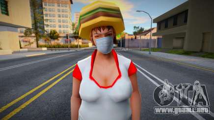 Wfyburg con una máscara protectora para GTA San Andreas