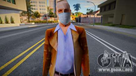 Vmaff4 en una máscara protectora para GTA San Andreas