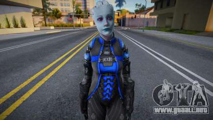 Liara TSoni en un mono mejorado de Mass Ef para GTA San Andreas