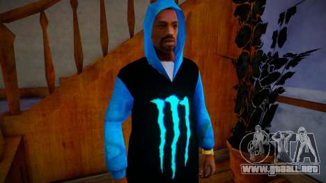 Monster Energy Hoodie para GTA San Andreas