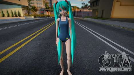 Miku swimsuit para GTA San Andreas