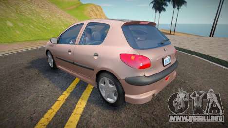 Peugeot 206 (The_Rz) para GTA San Andreas