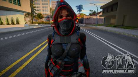 Nano Sniper Girl Skin para GTA San Andreas