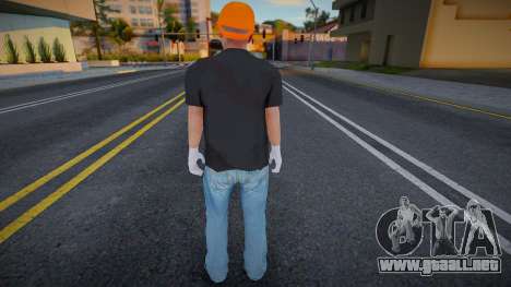 Hombre con casco para GTA San Andreas