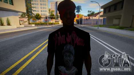 Chico de moda en camiseta para GTA San Andreas