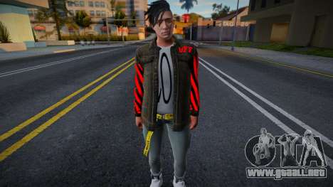 Un chico joven con un atuendo de moda para GTA San Andreas