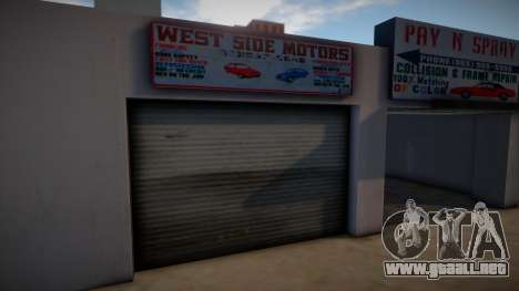 Renovación de West Side Motors de Beta para GTA San Andreas