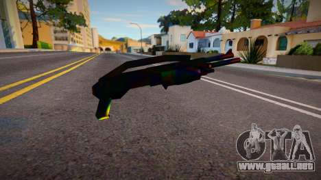 Iridescent Chrome Weapon - Shotgspa para GTA San Andreas