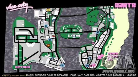 Mapa de la sede GTA VC para GTA Vice City