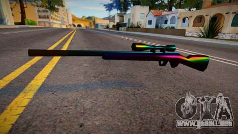 Iridescent Chrome Weapon - Sniper para GTA San Andreas