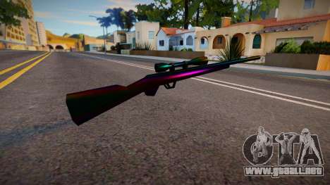 Iridescent Chrome Weapon - Sniper para GTA San Andreas