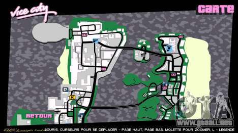 Mapa de la sede GTA VC para GTA Vice City
