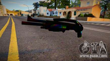 Iridescent Chrome Weapon - Shotgspa para GTA San Andreas